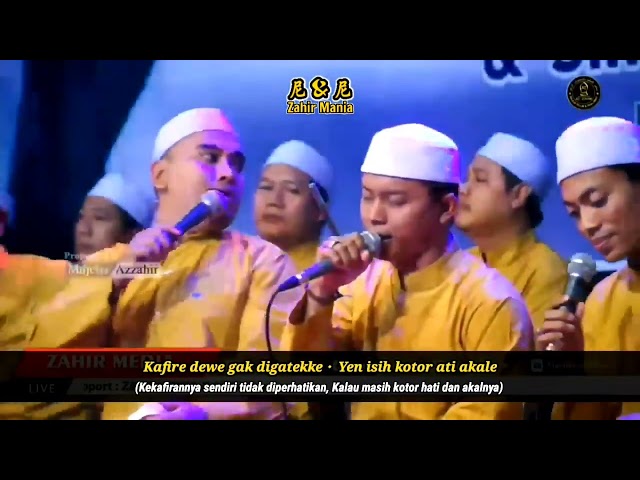 Az Zahir - Syi'ir Tanpo Waton (lirik & terjemahan)_Menguneng Bersholawat class=