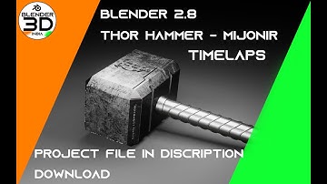 Thor Hammer | Blender 2.8 | CG DASH