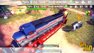 Winching Icebreaker To Train Mega Destruction! | Off The Road OTR Offroad Car Driving Game Gameplay screenshot 2