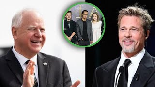 "Hollywood Glam vs. Political Grind: The Surprising Age Revelation of Brad Pitt and Tim Walz"