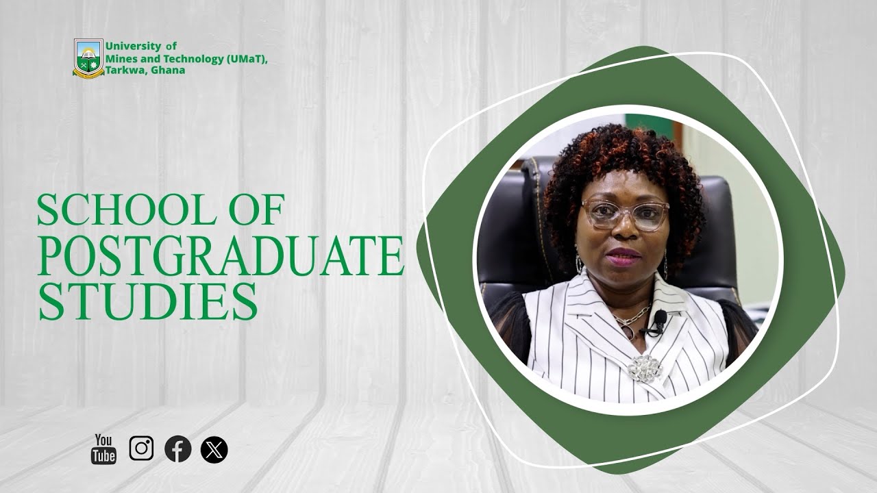 Admissions into Postgraduate Programmes at the University of Mines and ...