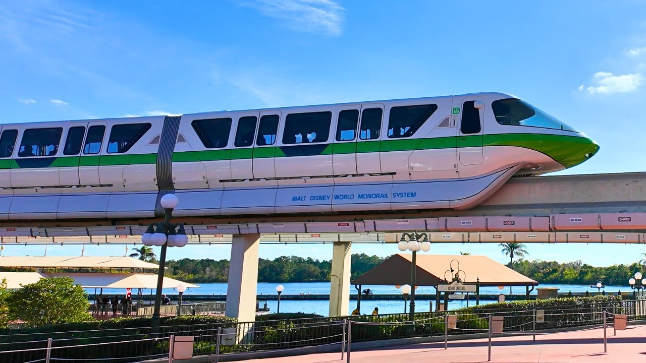 Monorail Magic Kingdom & Epcot Loops 2025 Walt Disney World - YouTube