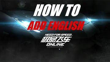How to add English in NFS Online