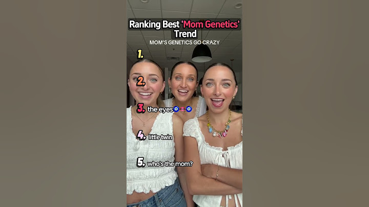 Ranking BEST Mom Genetics Trend #tiktoktrend