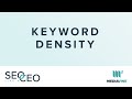 Keyword Density | SEO Like A CEO