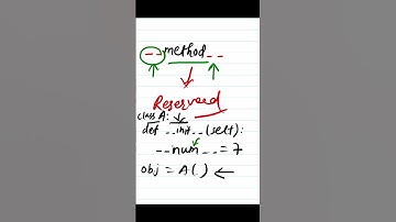 Python - 009 : Use of Double Pre and Post underscore #pythonprogramming #pythontutorial #python