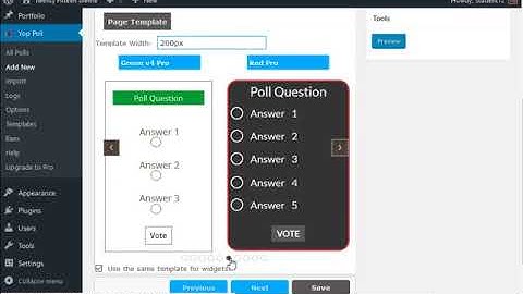 WordPress Plugin Example: Yop Poll