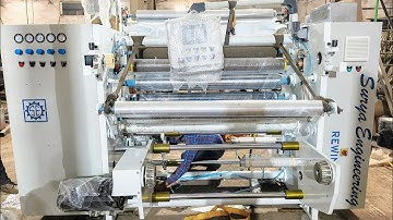 High-Speed 600 MPM Film Inspection Machine | Surya Engineering | Advanced Quality Control”