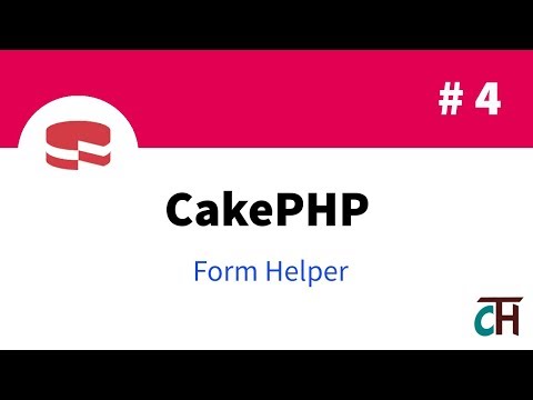 #4 CakePHP 3.6 Beginner Video Tutorial - Use Form Helper for login and register