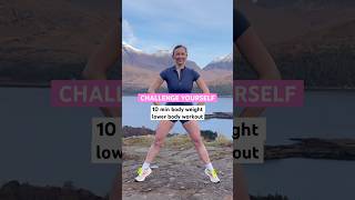 Join me for a 10 minute lower body challenge! #10minuteworkout #squatsworkout #bodyweightworkout
