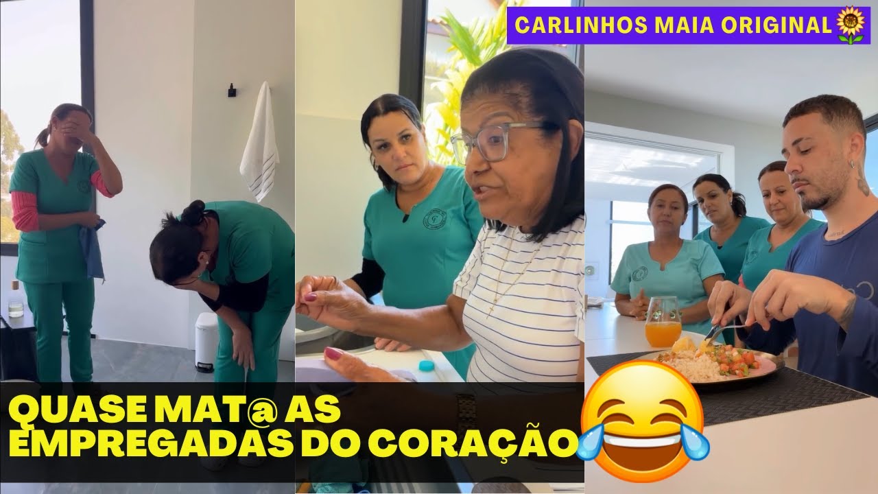 CASA PRA EMPREGADA | MARIA MAIA É O TERROR DAS DOSMÉSTICAS 😂😂 | CARLINHOS MAIA 🌻
