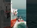 Pilot Boat Pickup at Sea | Insane Passenger Transfer From Massive Ship 😱🚢 #shorts #pilotboat #ship