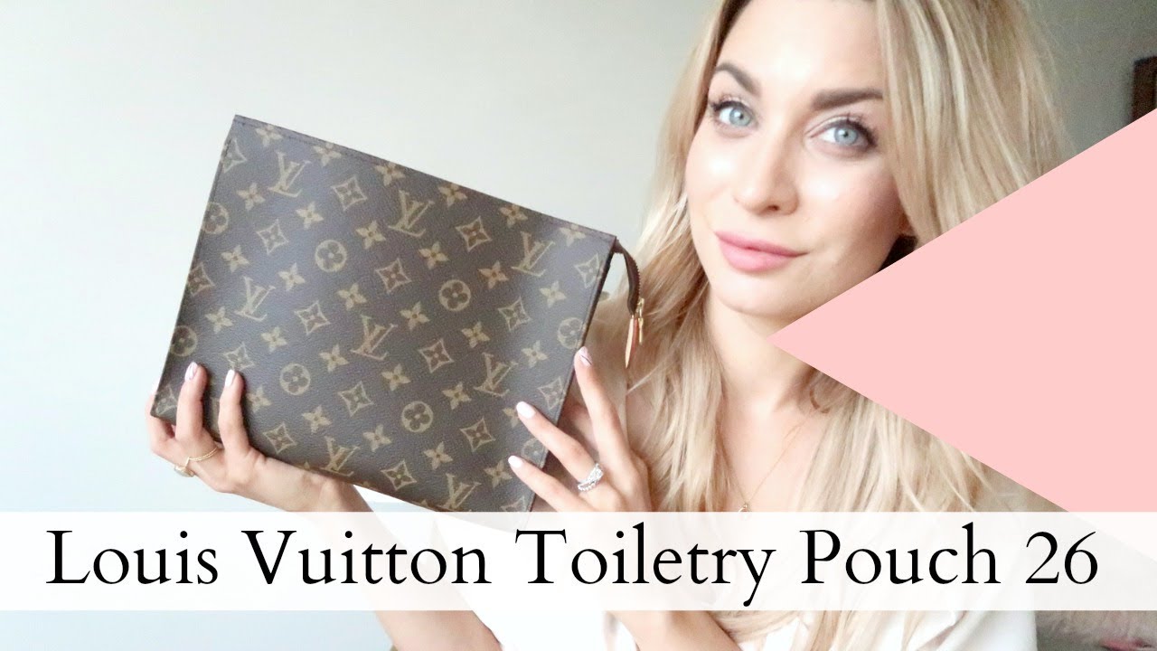 Louis Vuitton Toiletry Pouch 26 | Perfect Starter Designer Bag | Joëlle Anello | La Petite Noob ...