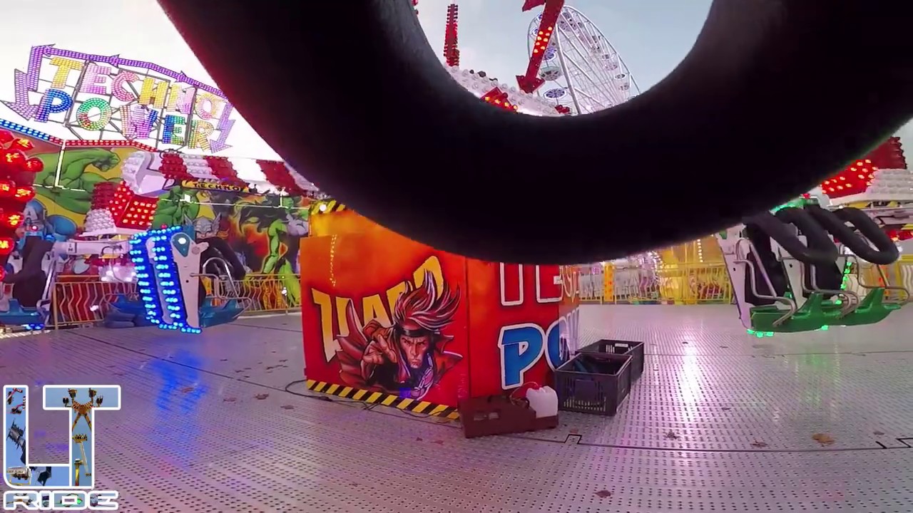 Manège TECHNO POWER (Jour) Foire Saint Romain 2019 | On ride POV