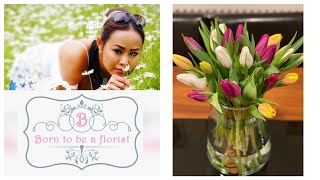 Alternative Method to Create a Vase of Tulips 🌷 Create it Outside the Vase