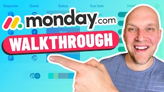 Monday.com Review & Tutorial (Best for New Users 👍)