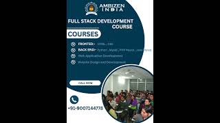 Full Stack Web Development Course Munirka Delhi India | 100% Job Assistance | Enquiry 9007144778