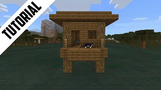 Minecraft: How to Build a Swamp Hut (Step By Step)