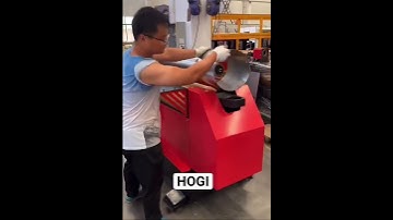 HOGI Hydraulic 2 roller rolling machine for different diameter pipes mass production #rolling  #tank