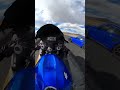 The Blue Blur: Biker WHEELIES Past the Porsche on the Highway!🏍️💨 Blue bike and blue Porsche #cars