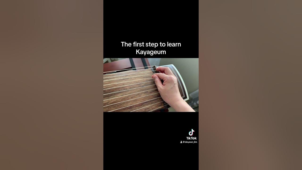 First step to play Kayageum