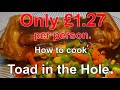 How  to cook TOAD in the HOLE. COOKING FOR MEN, (and Students) Vegetarian Friendly.