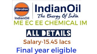 IOCL Recruitment 2021| Apply Online |Salary 50,000/-| Latest Job Update