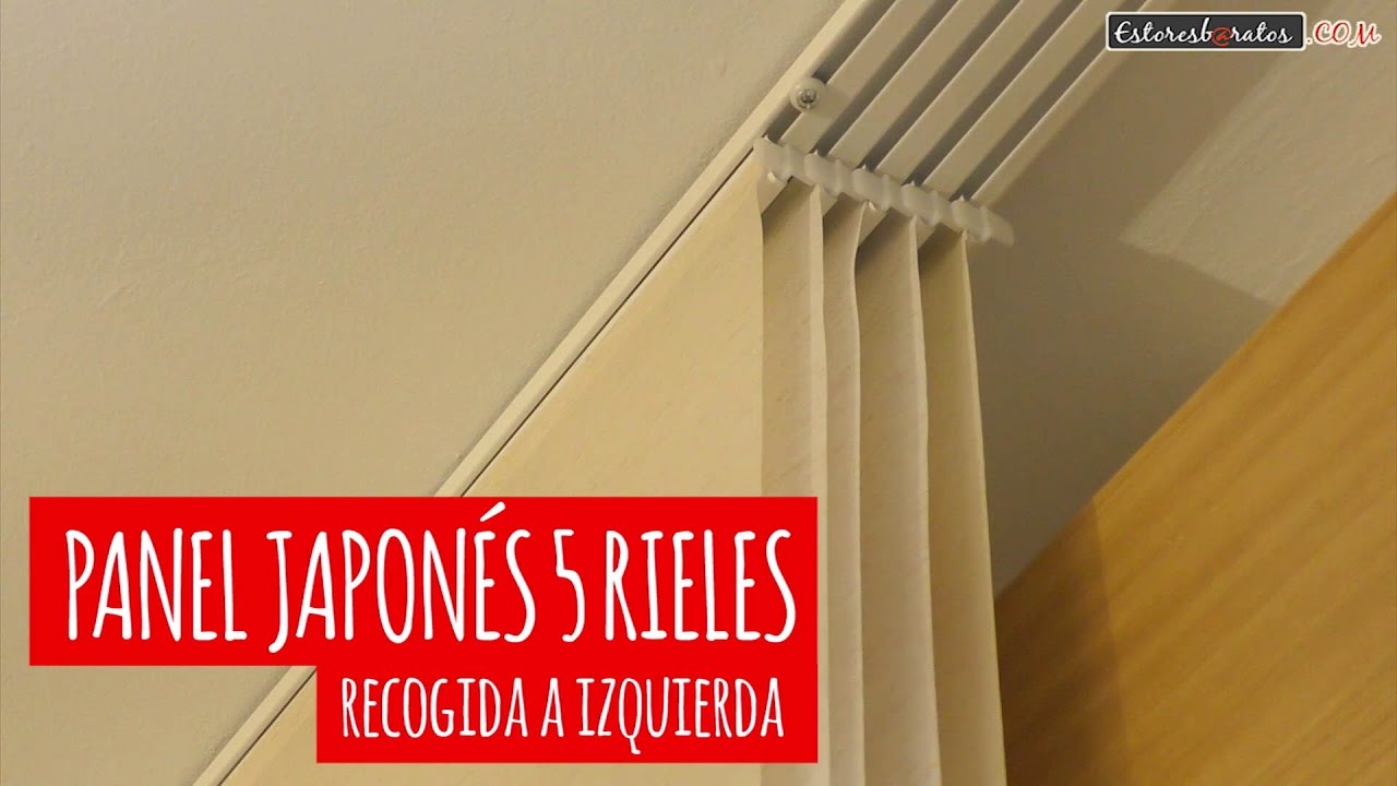 Rieles para PANELES JAPONESES 】Comprar ONLINE