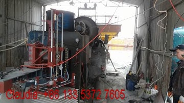 MM600 terrazzo r tile press with new type stacker and palletizer