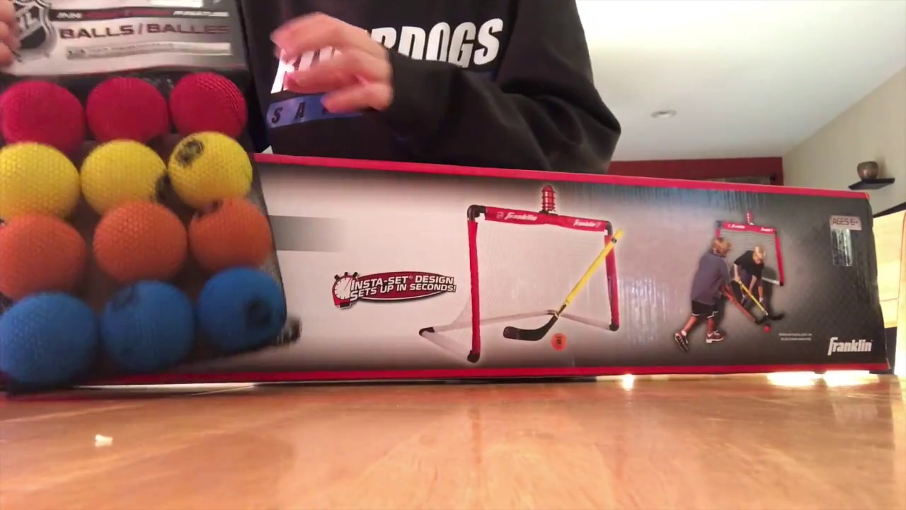 franklin hockey goal light unboxing and review YouTube