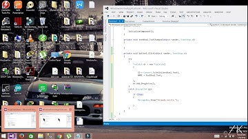 How to implement Try Catch in C# WIndows Form application using Sql DataBase