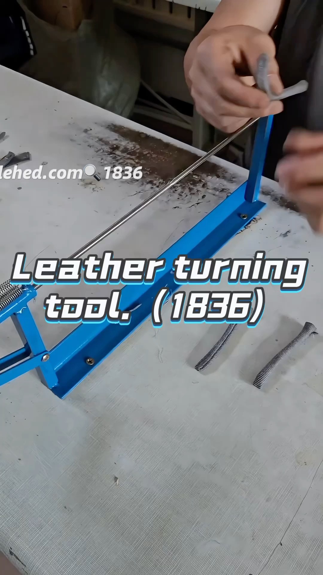 Leather turning tool.（1836） - YouTube