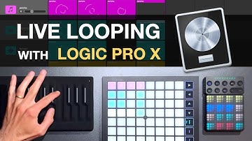 Live Looping with Logic Pro X on Novation Launchpad X & ROLI Lightpad