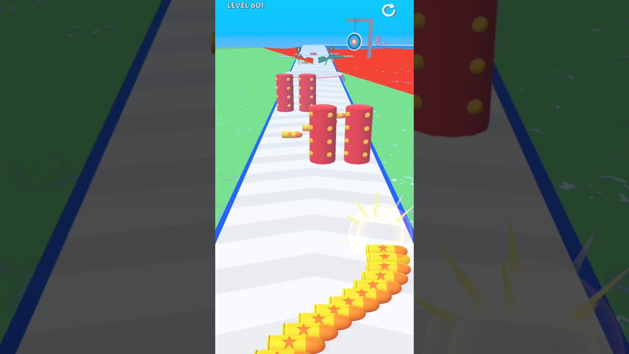Bullet Stack Runner level - 601 #shorts #ytshorts #shortyz #games