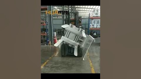 Lift Truck Mounted pallet inverter,Turnaload.Rotating Four Forks Clamps,Revolving Clamp.