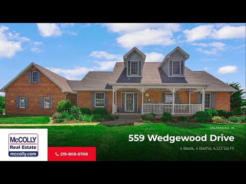 559 Wedgewood Drive, Valparaiso, IN home video tour