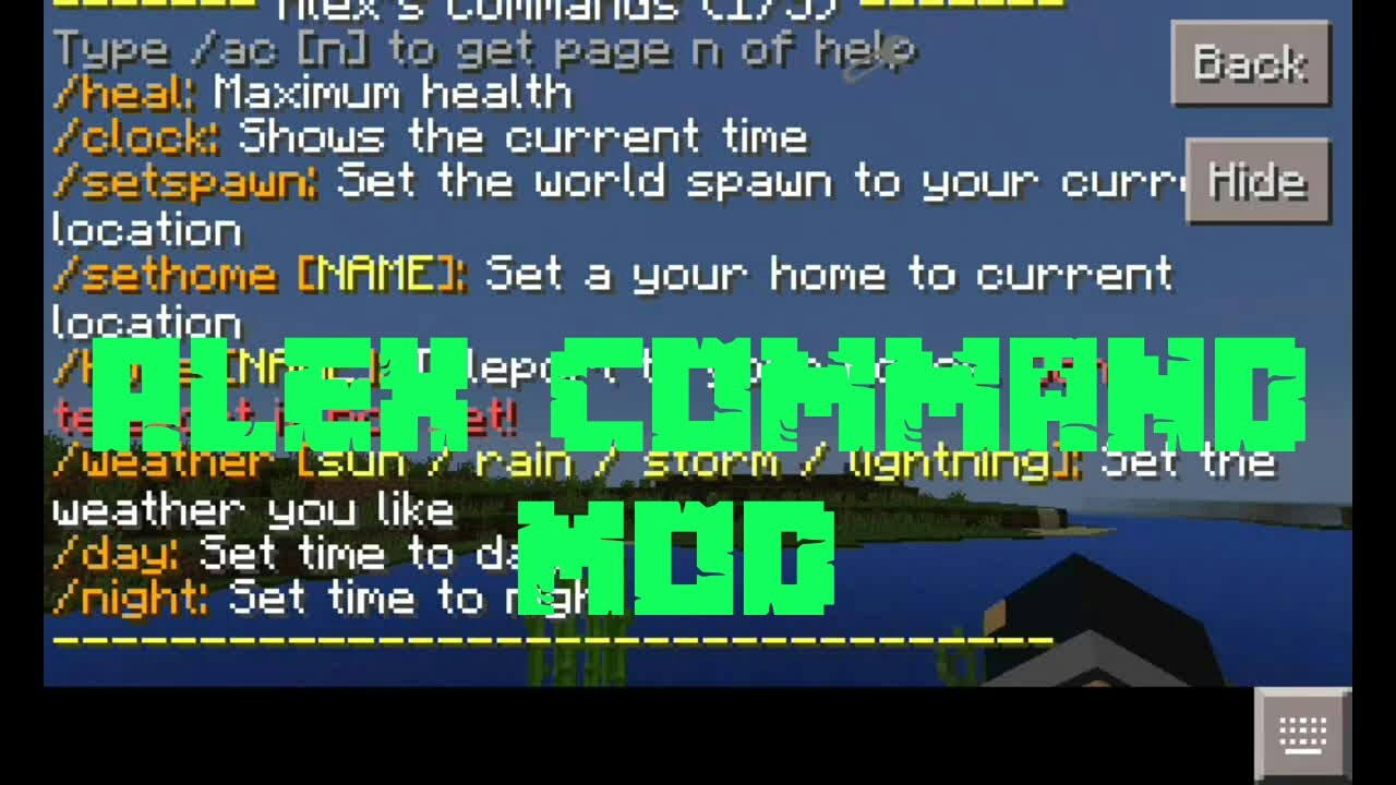 Mcpe 0.14.3 Mod Showcase AC Mod