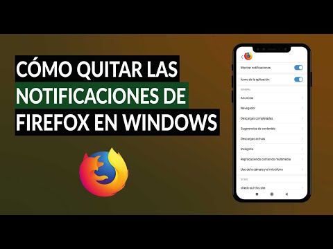 Cómo Desactivar o Quitar las Notificaciones de Firefox en Windows 10