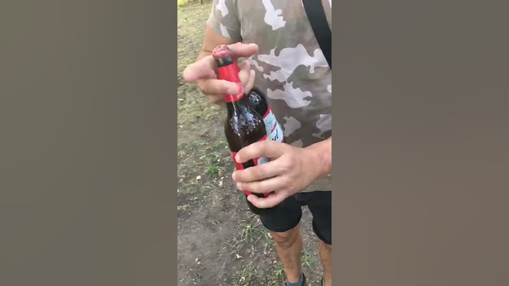 Красивый способ открыть пиво