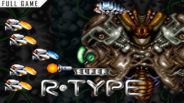 Super R-Type | Super Nintendo | Full Game [Pro Mode, True Ending, Upscaled to 4K using xBRz]