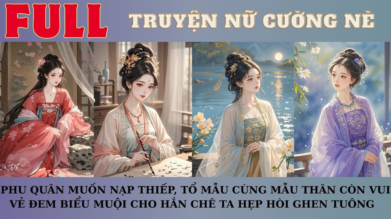 PHU QUÂN MUỐN NẠP THIẾP, BÀ VÀ MẸ TA CÒN VUI VẺ ĐEM BIỂU MUỘI CHO DÂNG HẮN,CHÊ TA HẸP HÒI GHEN TUÔNG