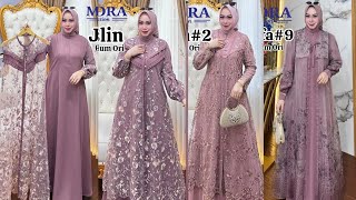 65 Model Gamis Terbaru 2025 2026 Kombinasi Brokat Persiapan Lebaran 2026