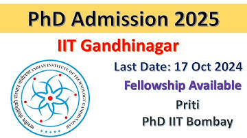 IIT Gandhinagar  PhD Admission 2025 | PhD Admission 2025
