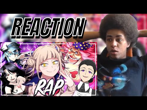 AfroLegacy Reacts To EVIL LADIES OF ANIME CYPHER | HalaCG ft. OR3O, Ironmouse, Chi-Chi & More