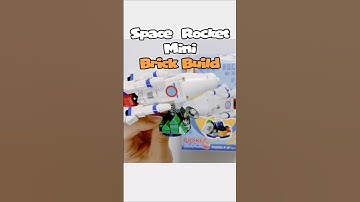 Space Rocket Mini Brick Build