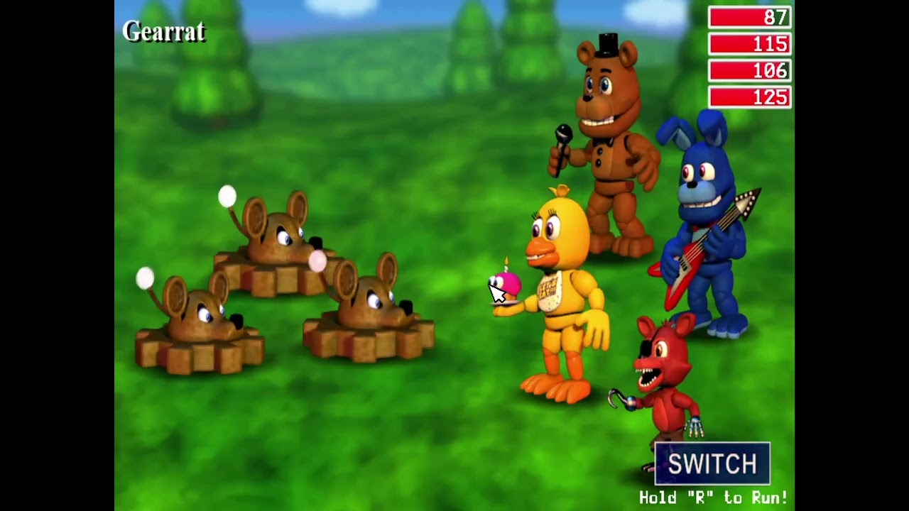 mój pierwszy raz W Fnaf World(moje marzenie)
