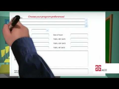 AGU International Student Application - Online Platform Tutorial