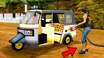 offroad tuk tuk auto rickshaw walkthrough gameplay || gadi wala game gadi wala game || gadi wala