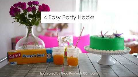 4 Party Hacks with Glad Press