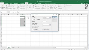 How to Create a Moving Average in Excel